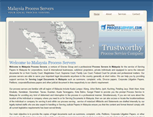 Tablet Screenshot of malaysiaprocessservers.com